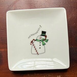 Fitz and Floyd White Ceramic Trinket Dish